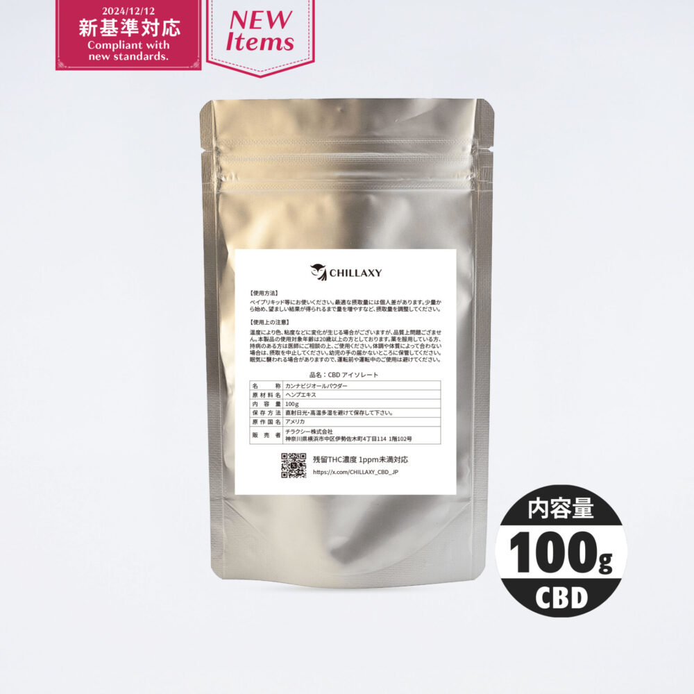 【新基準 1ppm対応】原料　CBDアイソレート - 画像 (4)