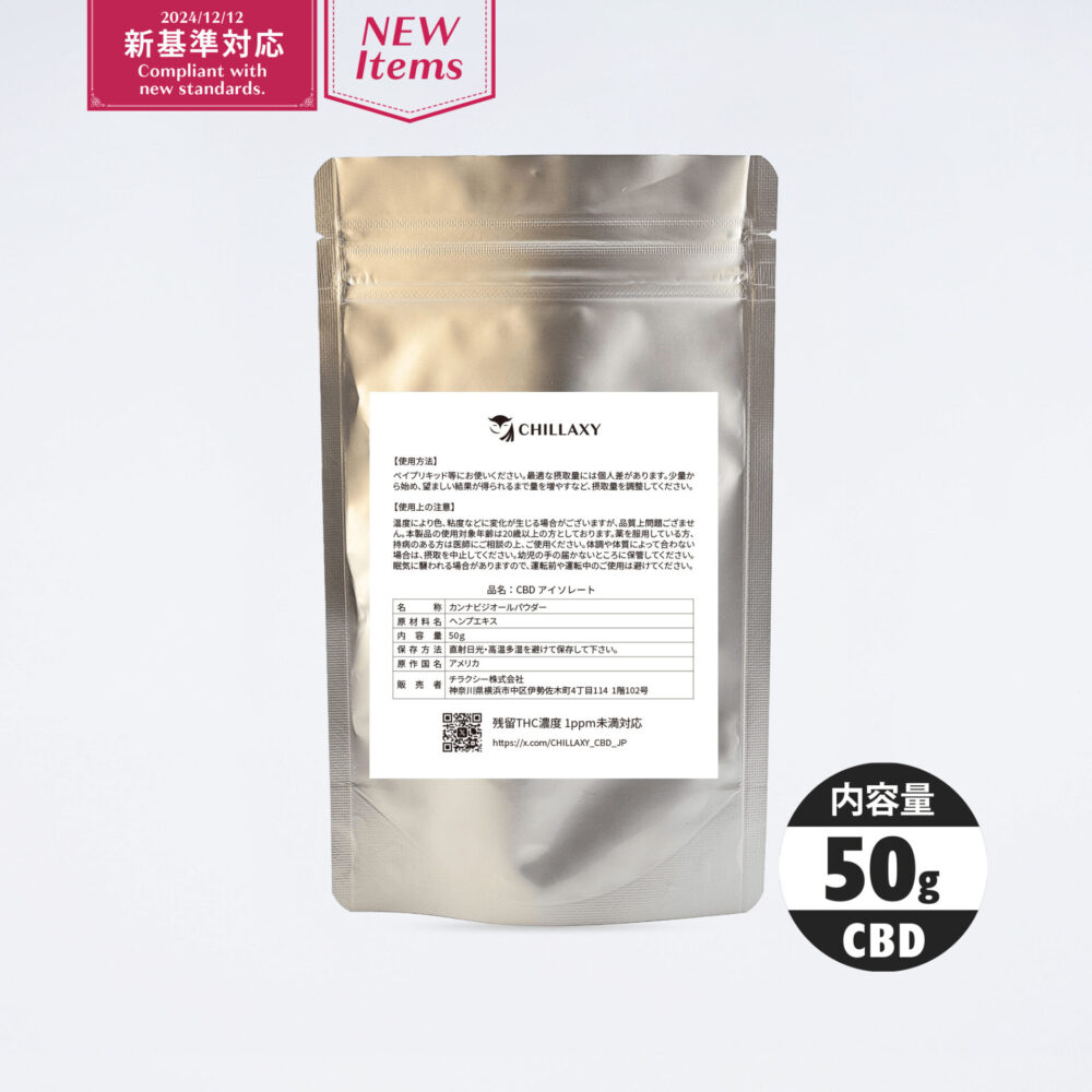 【新基準 1ppm対応】原料　CBDアイソレート - 画像 (3)