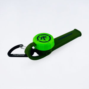 キャップ一体型カラビナ付きシリコンパイプ　PieceMaker