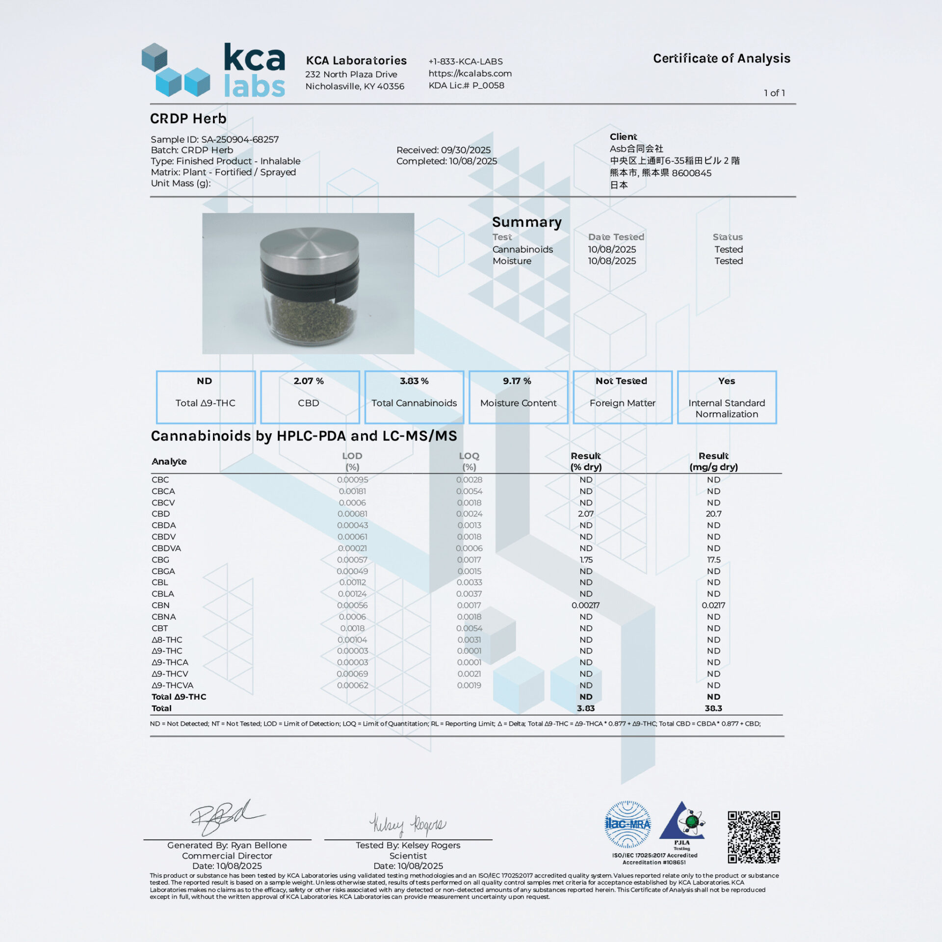 【卸専用】CRDPドライハーブ オージークッシュ - 画像 (2)
