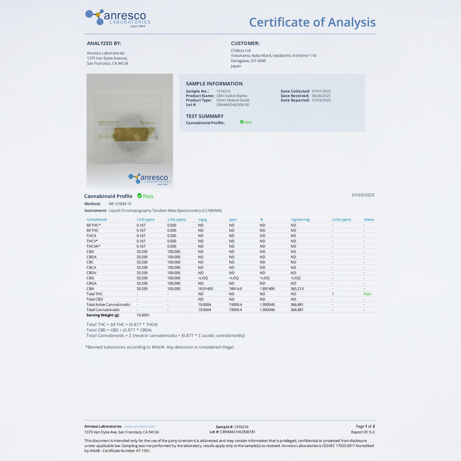【卸専用】CBNクッキー 抹茶味 - 画像 (2)