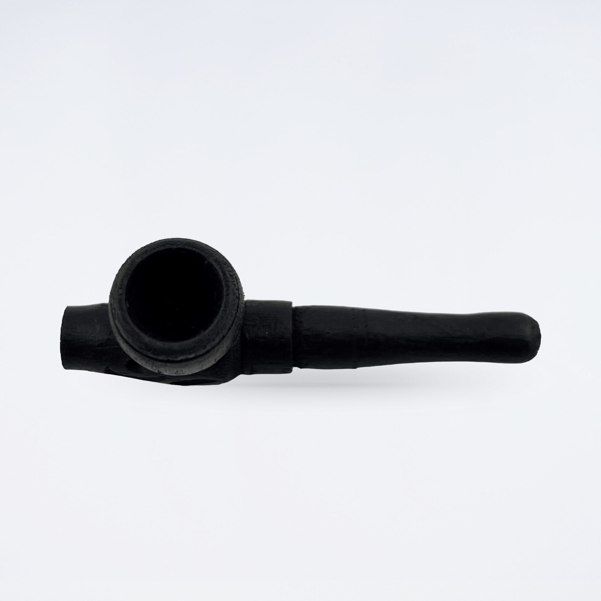 3インチカービングウッドパイプブラック - 画像 (2)