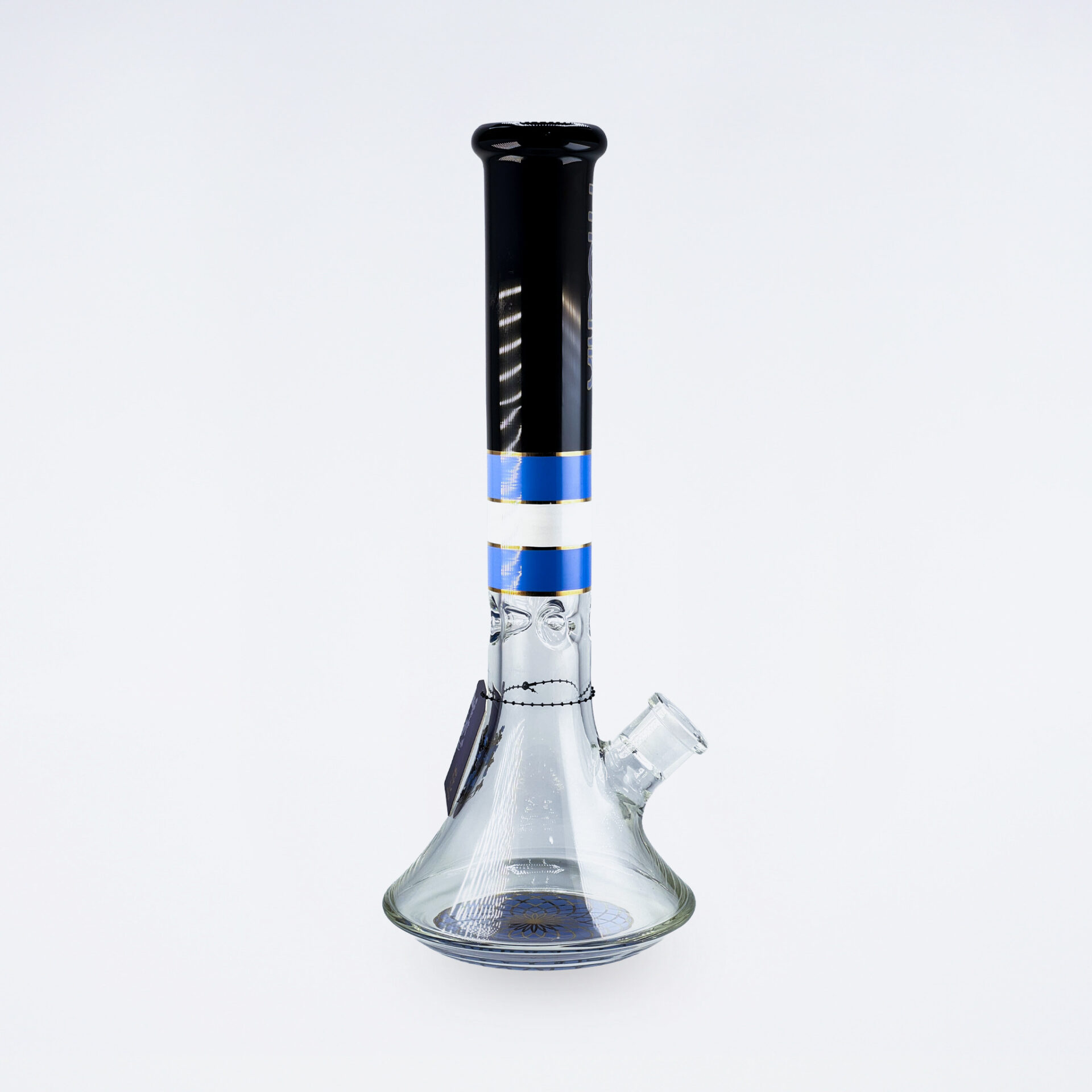 アームダウンステムビーカーボング-ブルー PHOENIX STAR - 画像 (2)